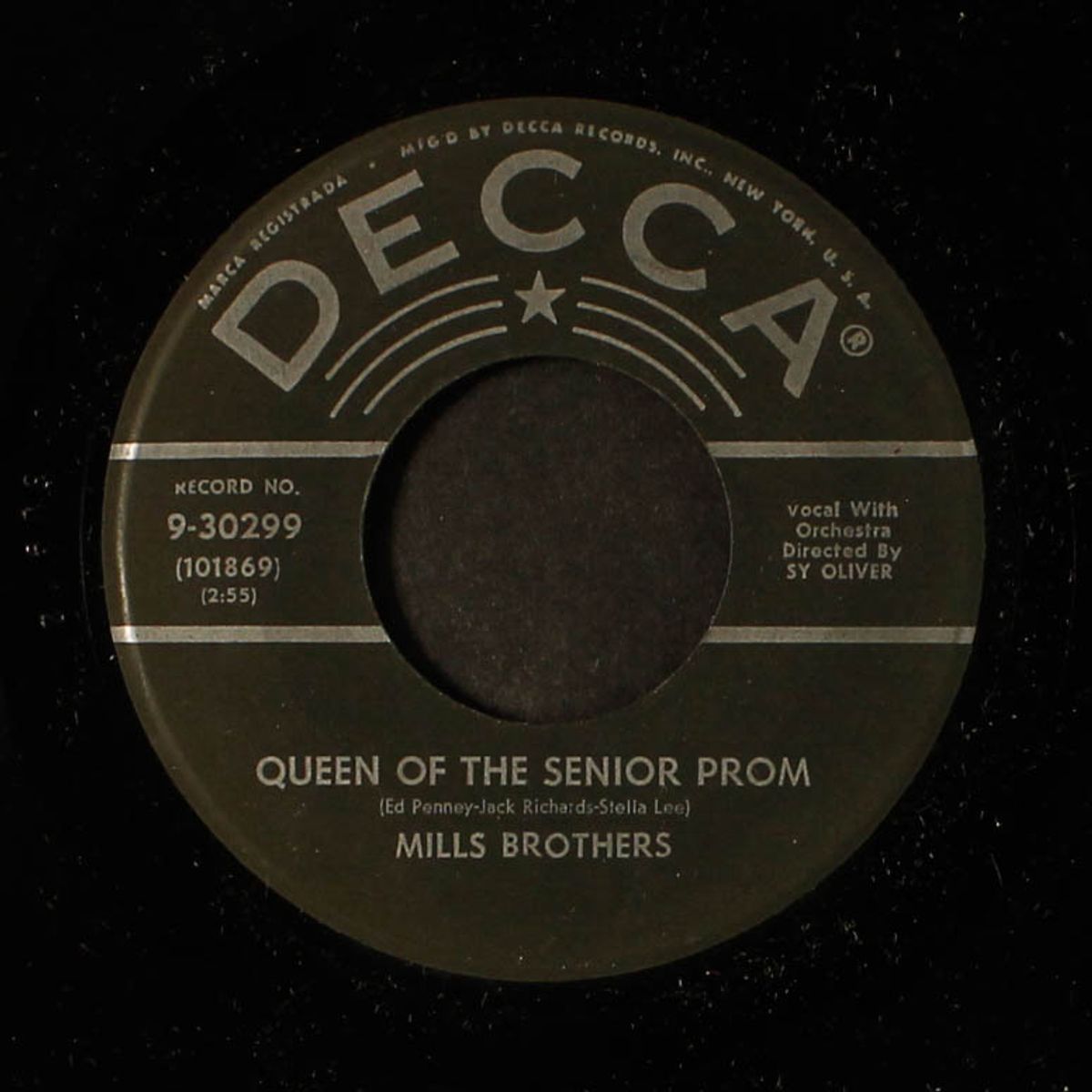 queen of the senior prom / my troubled mind by MILLS BROTHERS
