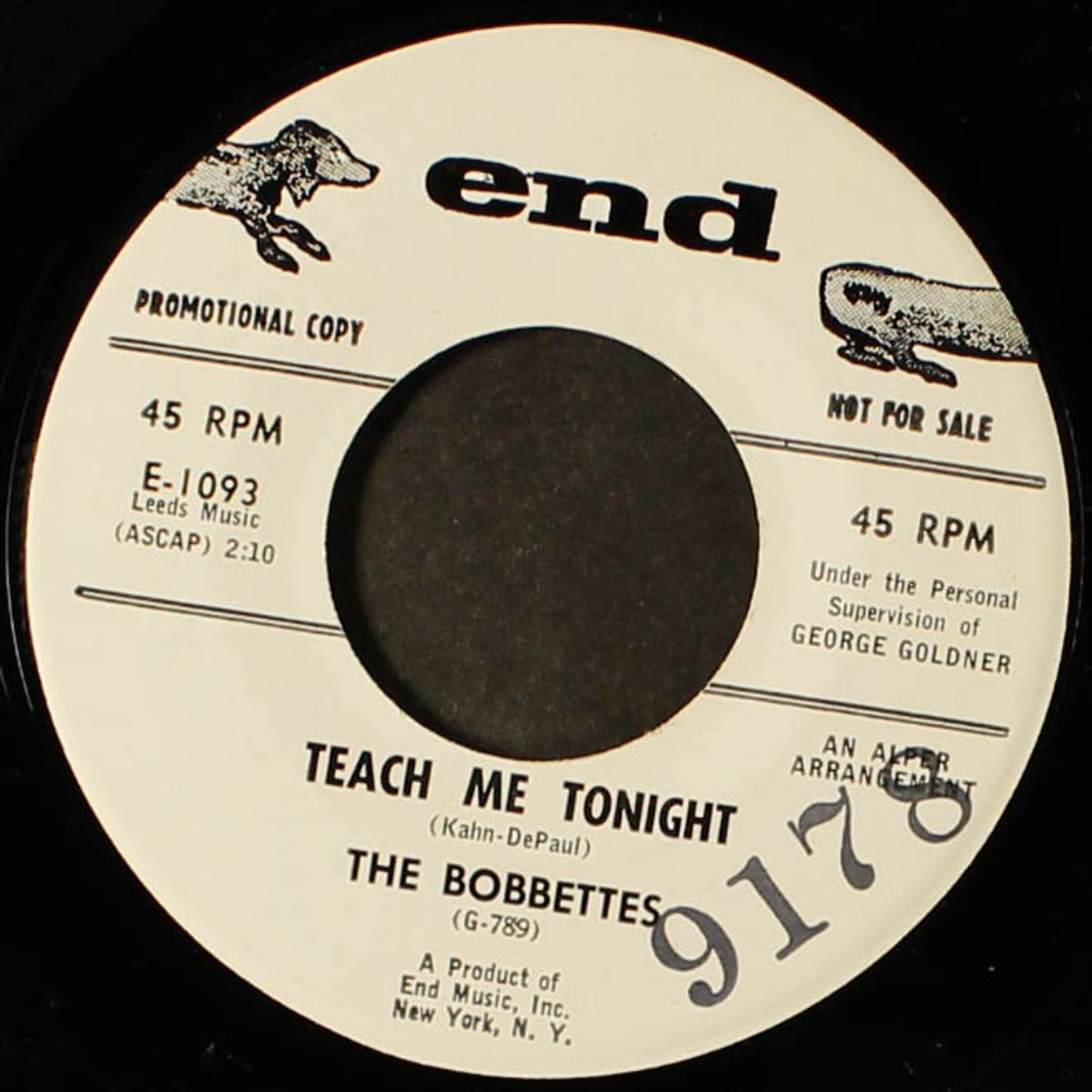 teach me tonight / mr. johnny q by BOBBETTES