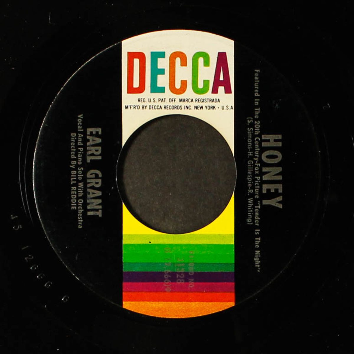 tender is the night / honey by EARL GRANT