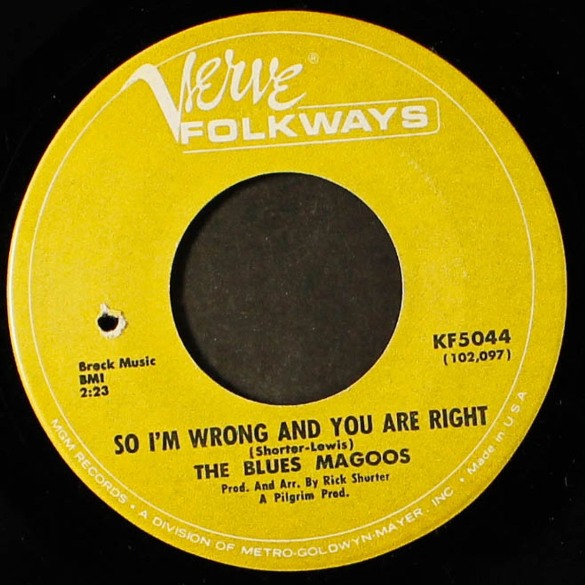 the people had no faces / so i'm wrong and you are right by BLUES MAGOOS