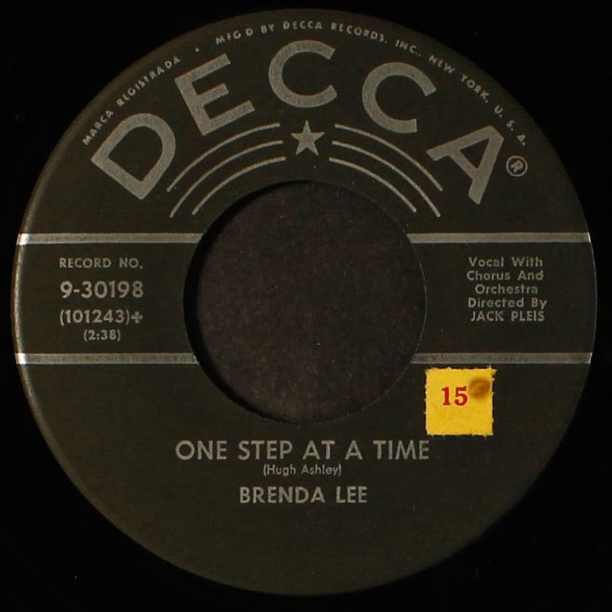 one step at a time / fairyland by BRENDA LEE