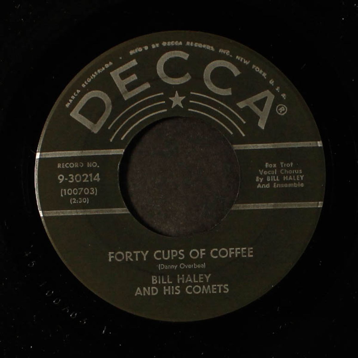 forty cups of coffee / hook, line and sinker by BILL HALEY