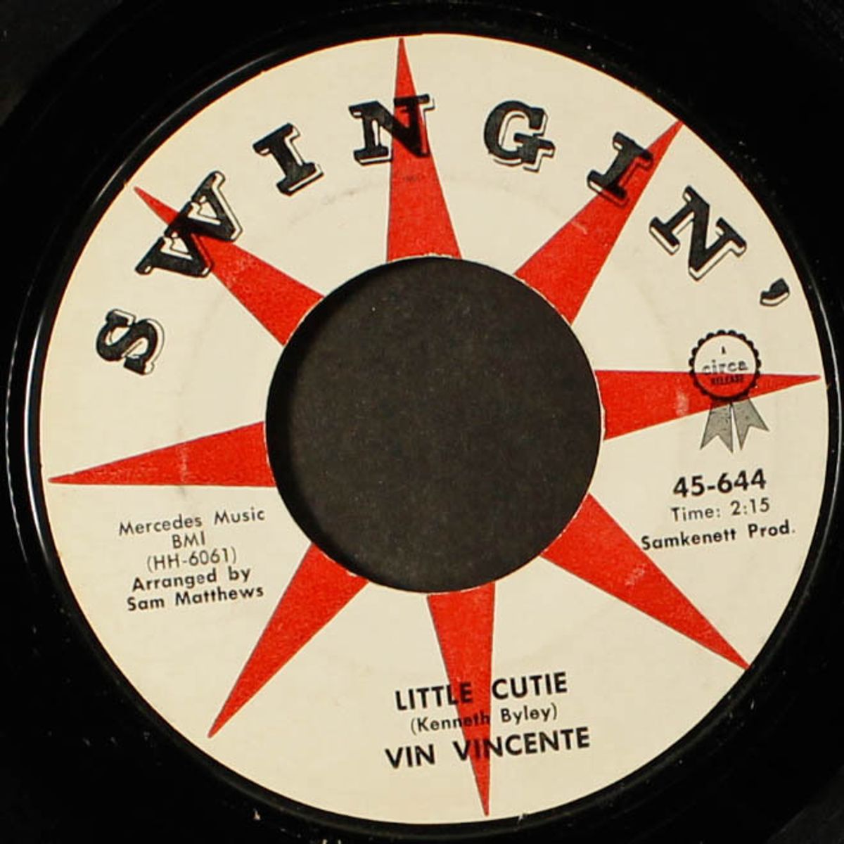i'm in your corner all the way / little cutie by VIN VINCENTE & GROUP