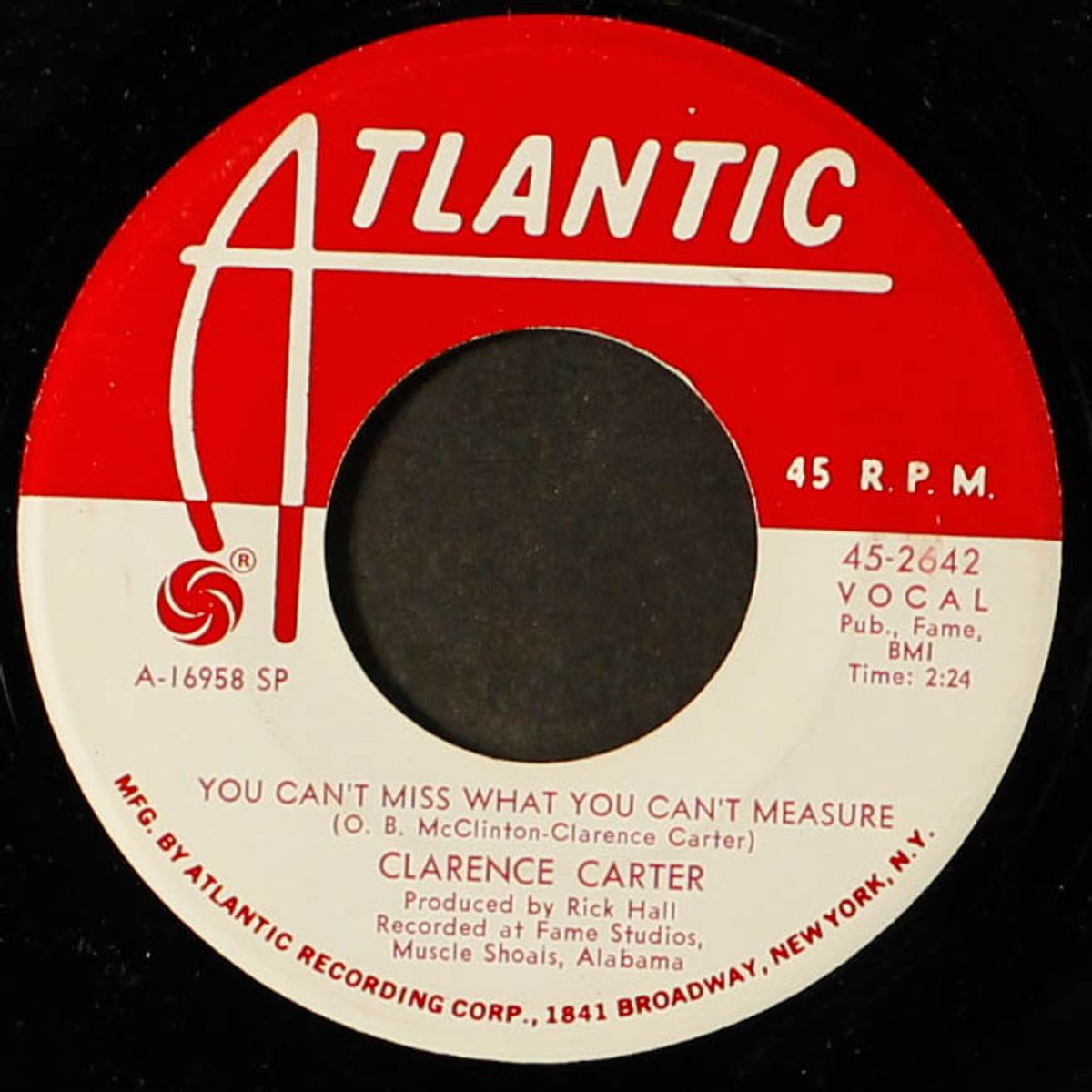 the feeling is right / you can't miss what you can't measure by CLARENCE CARTER