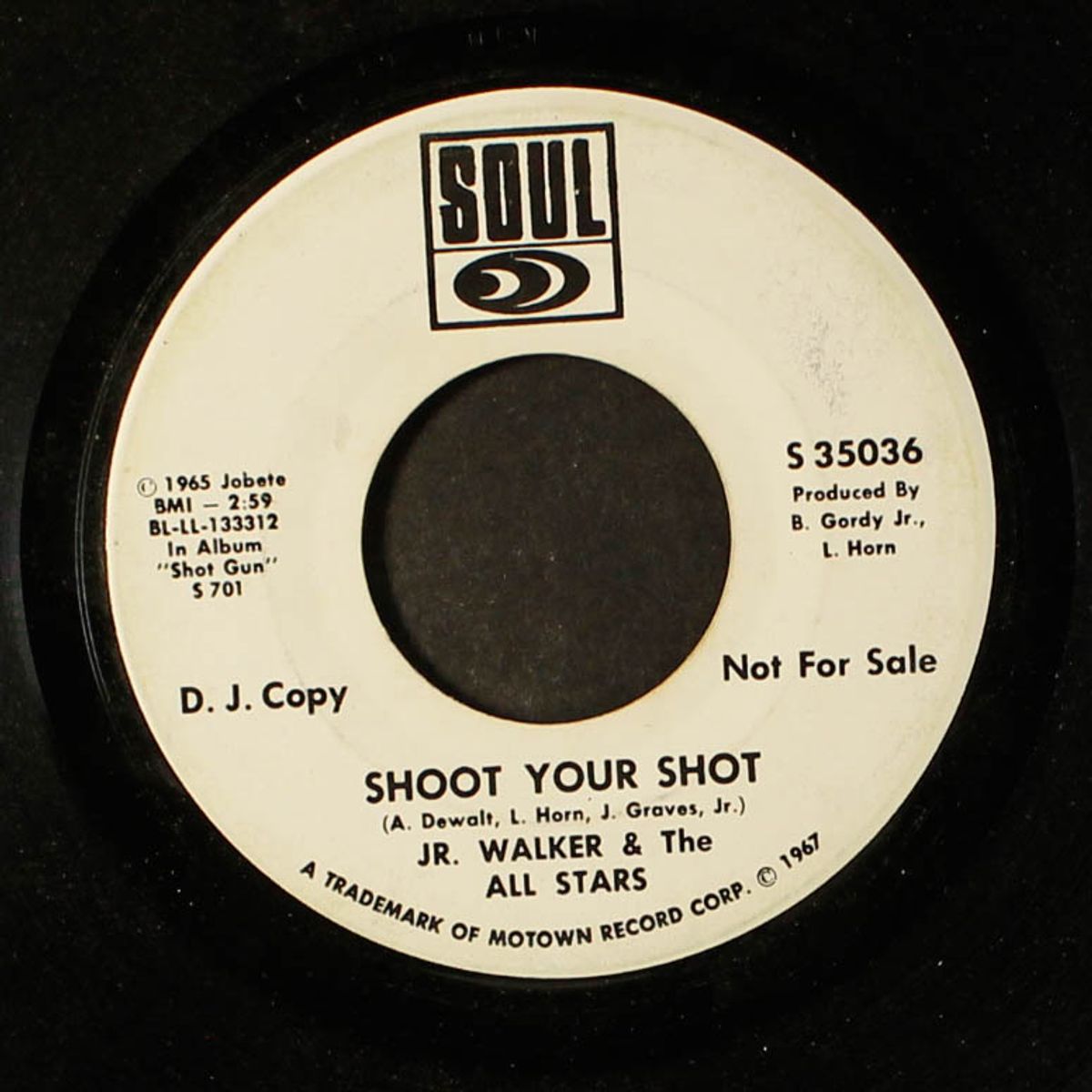 ain't that the truth / shoot your shot by JR. WALKER