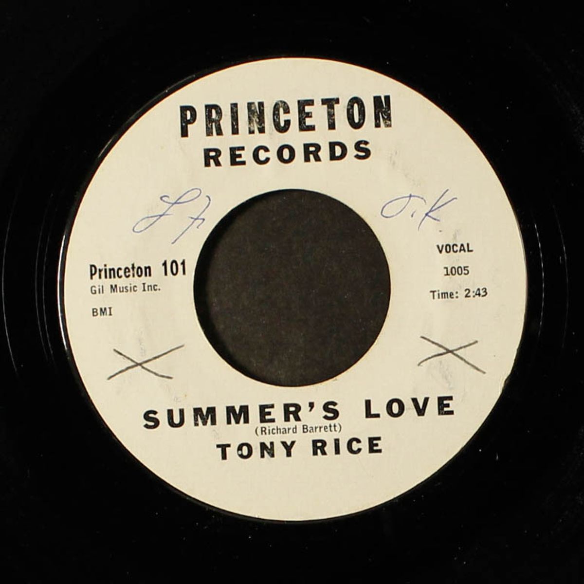 summer's love / please don't leave me by TONY RICE
