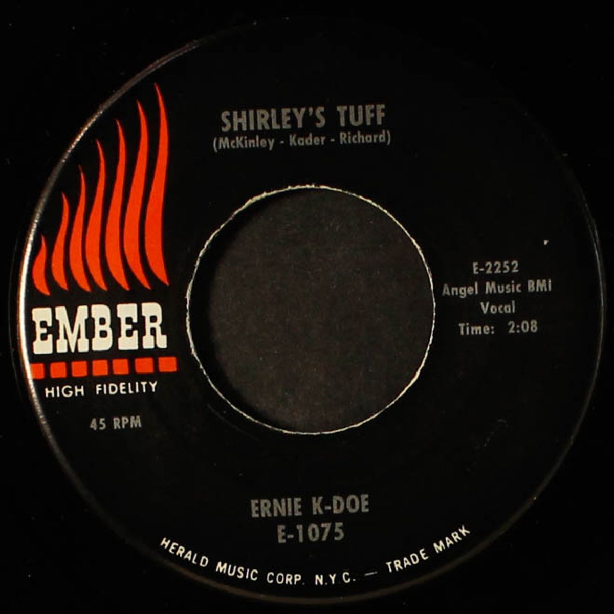 shirley's tuff / my love for you by ERNIE K. DOE