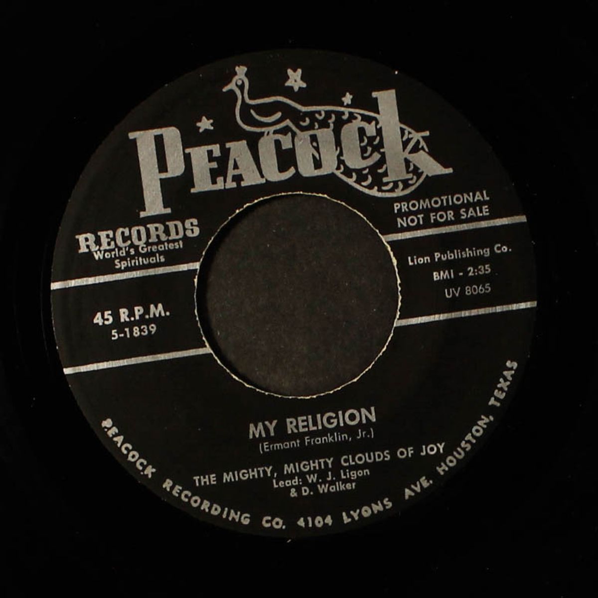 it'll be alright / my religion by MIGHTY CLOUDS OF JOY