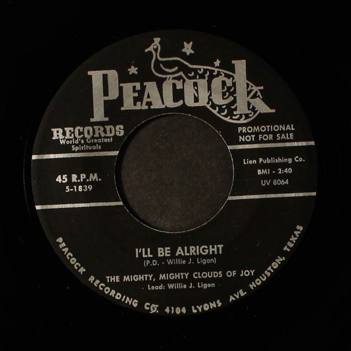 it'll be alright / my religion by MIGHTY CLOUDS OF JOY