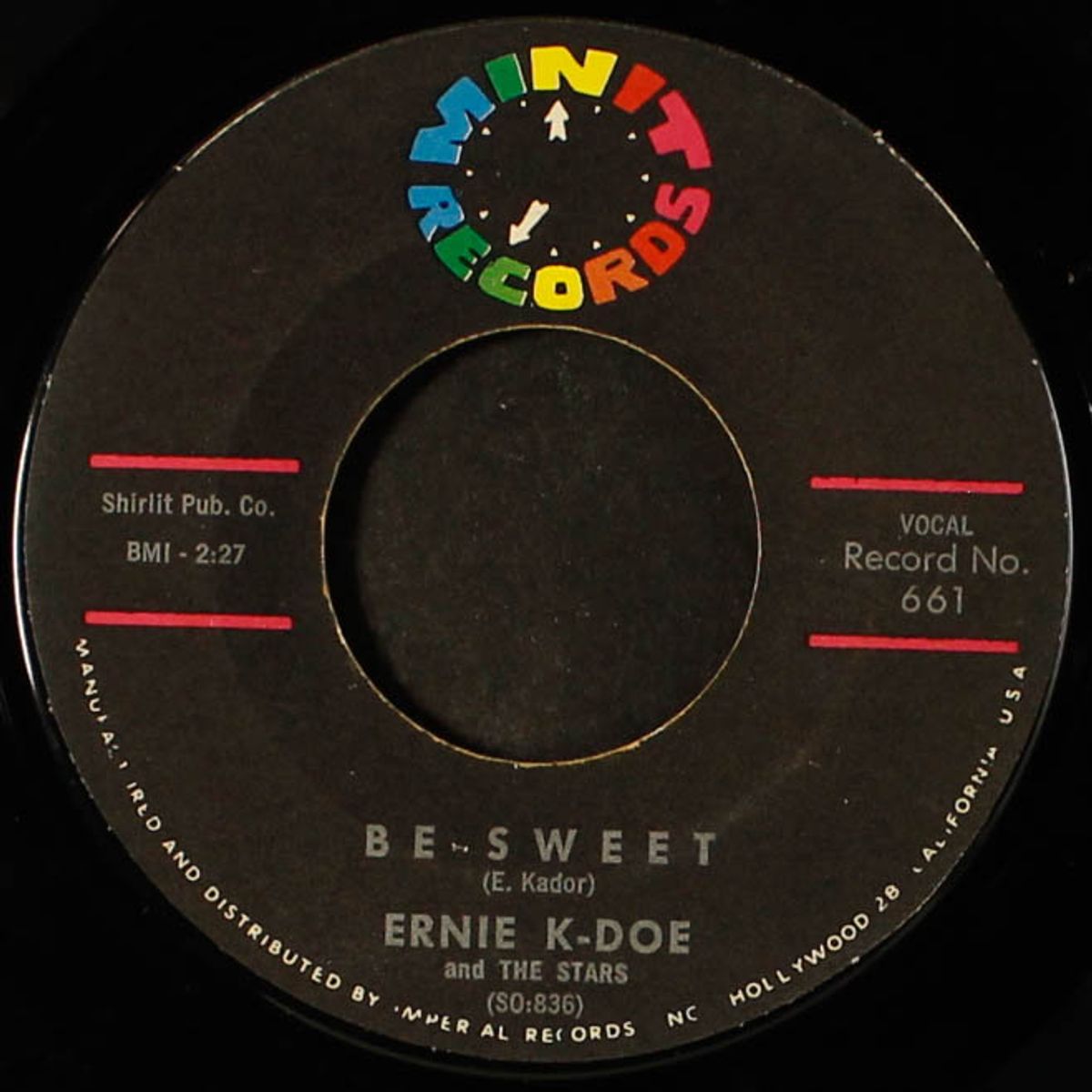 easier said than done / be sweet by ERNIE K-DOE