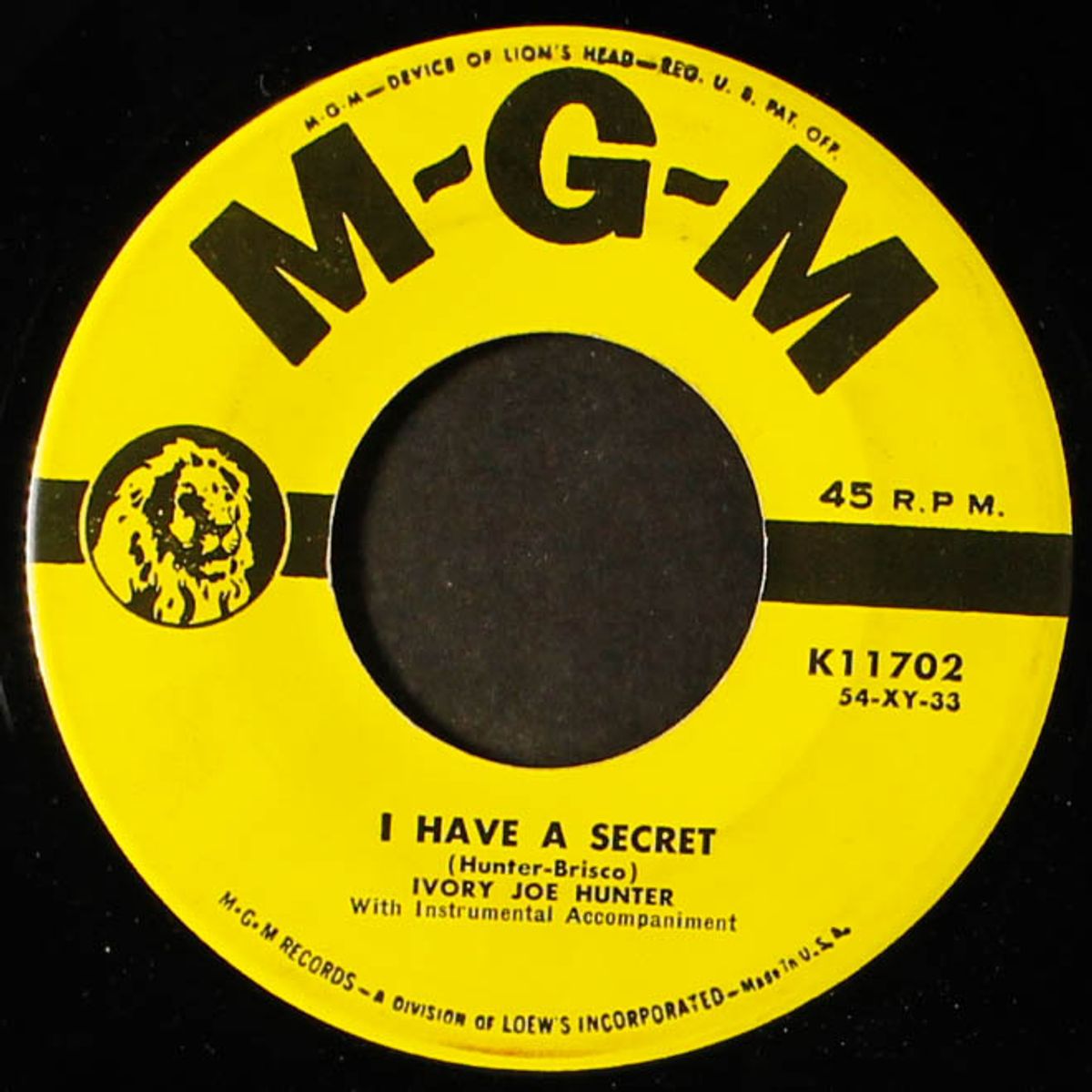 i feel so good / i have a secret by IVORY JOE HUNTER