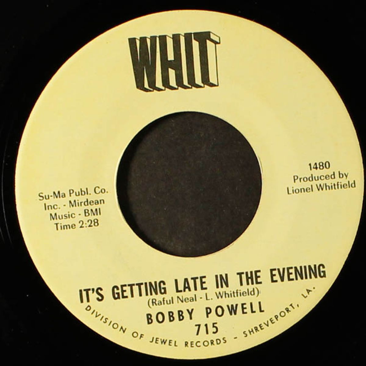 it's getting late in the evening / do something for yourself by BOBBY POWELL
