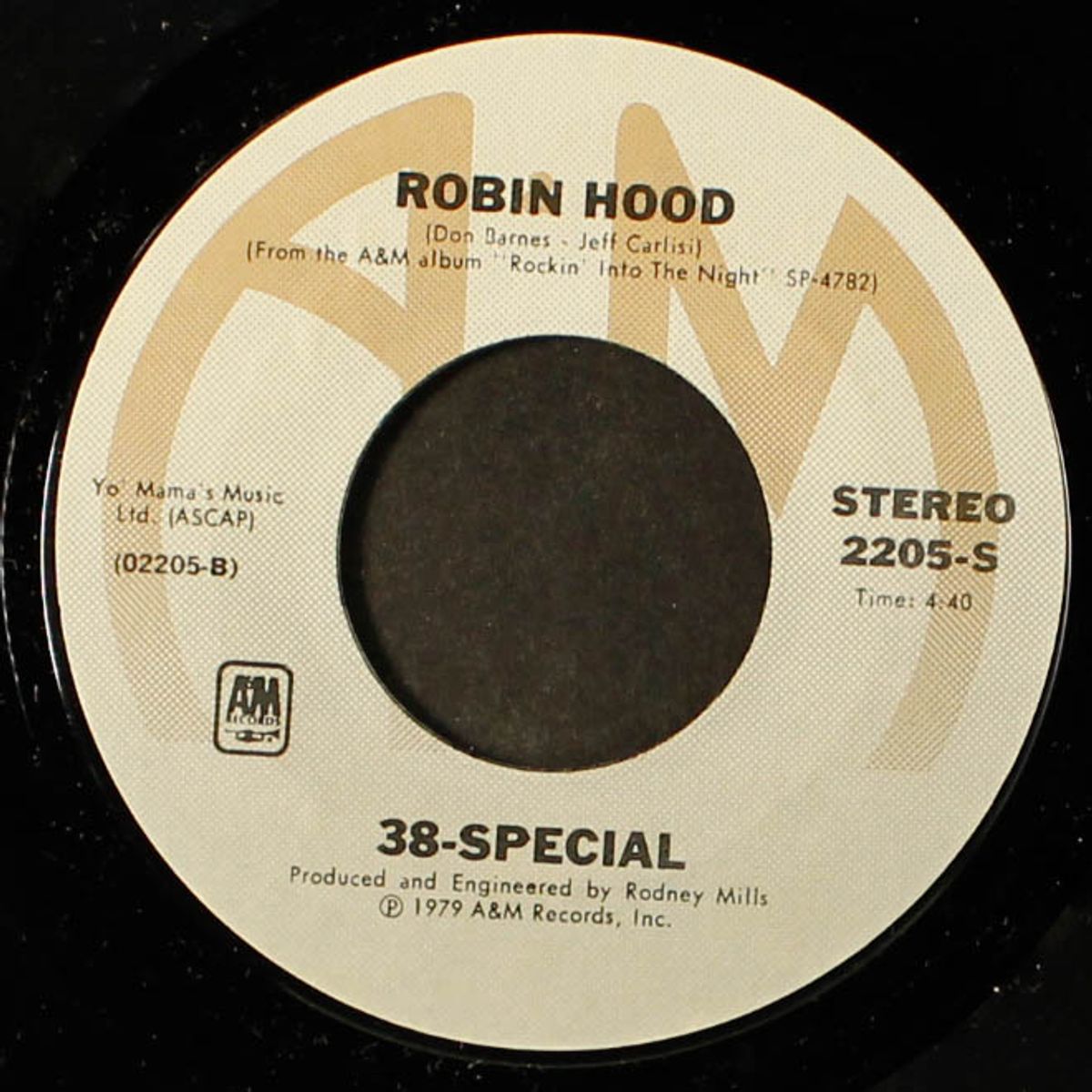 rockin' into the night / robin hood by 38 SPECIAL