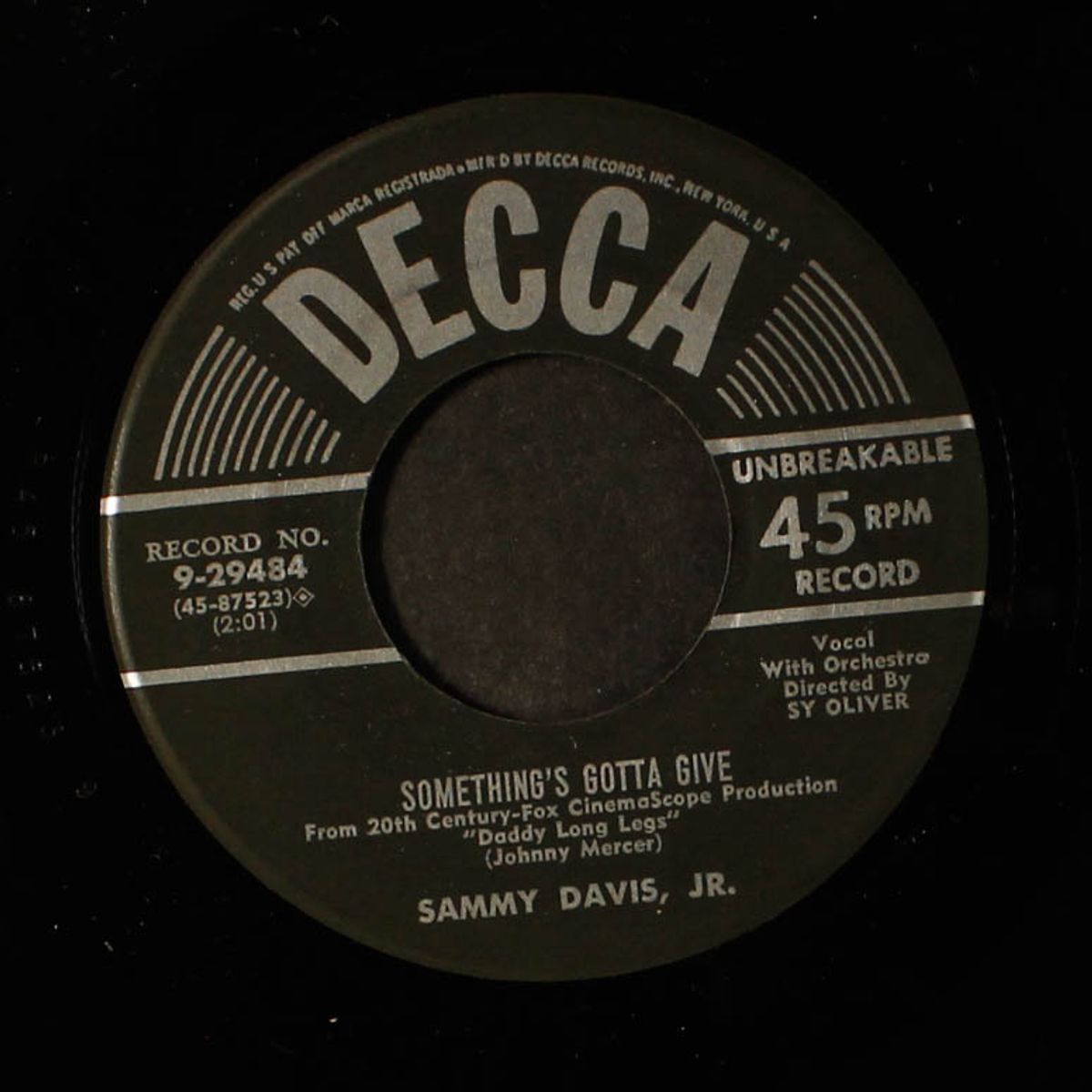 something's gotta give / love me or leave me by SAMMY DAVIS, JR.