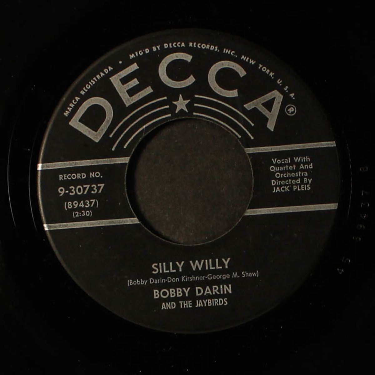 dealer in dreams / silly willy by BOBBY DARIN