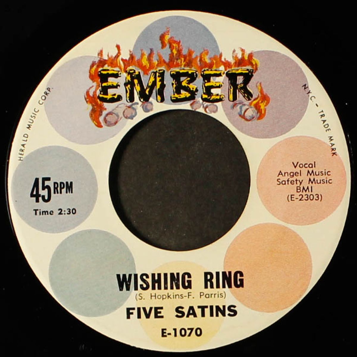 wishing ring / tell me dear by FIVE SATINS