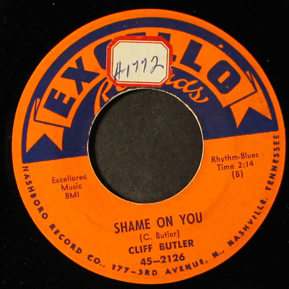 lover's plea / shame on you by CLIFF BUTLER