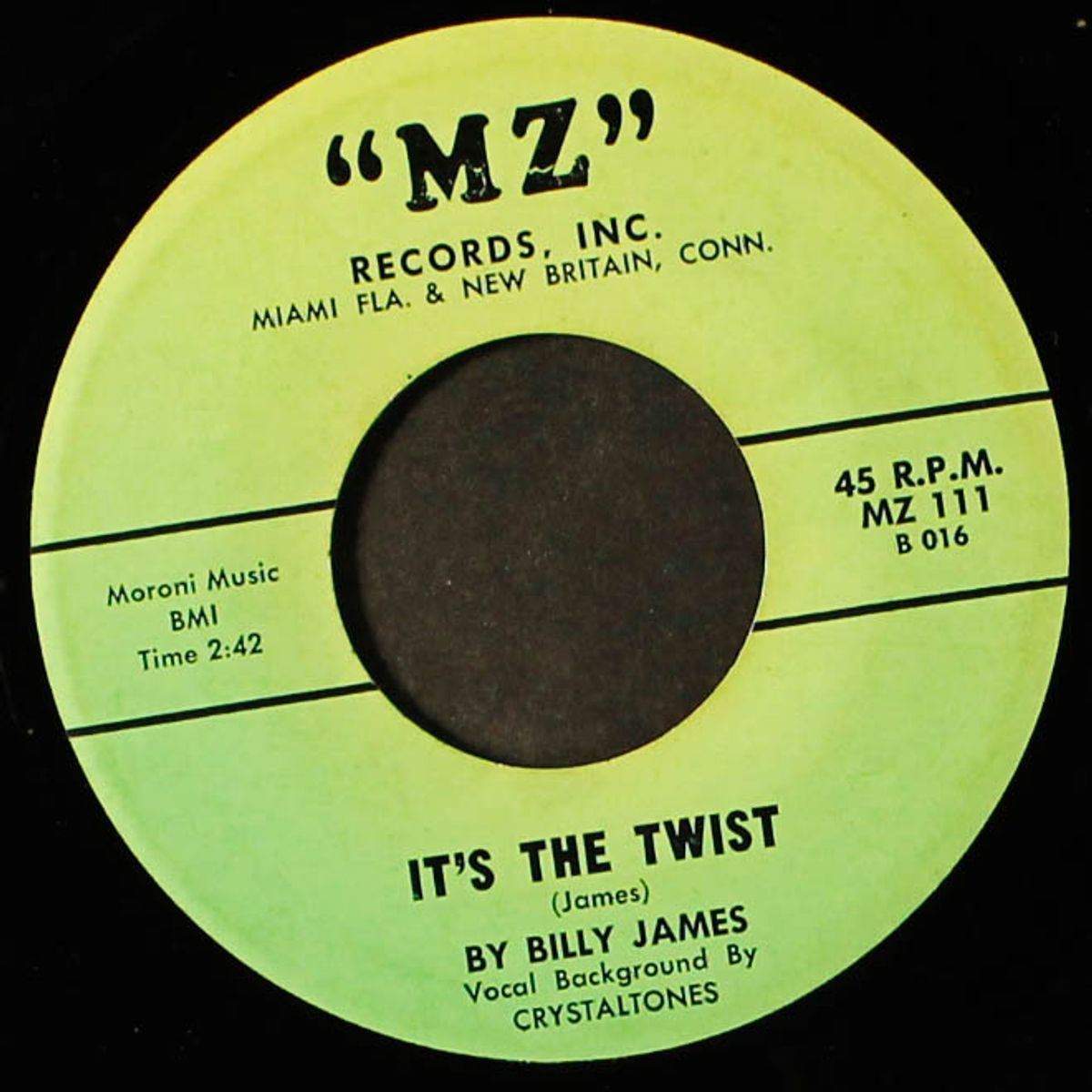 meant for me / it's the twist by BILLY JAMES