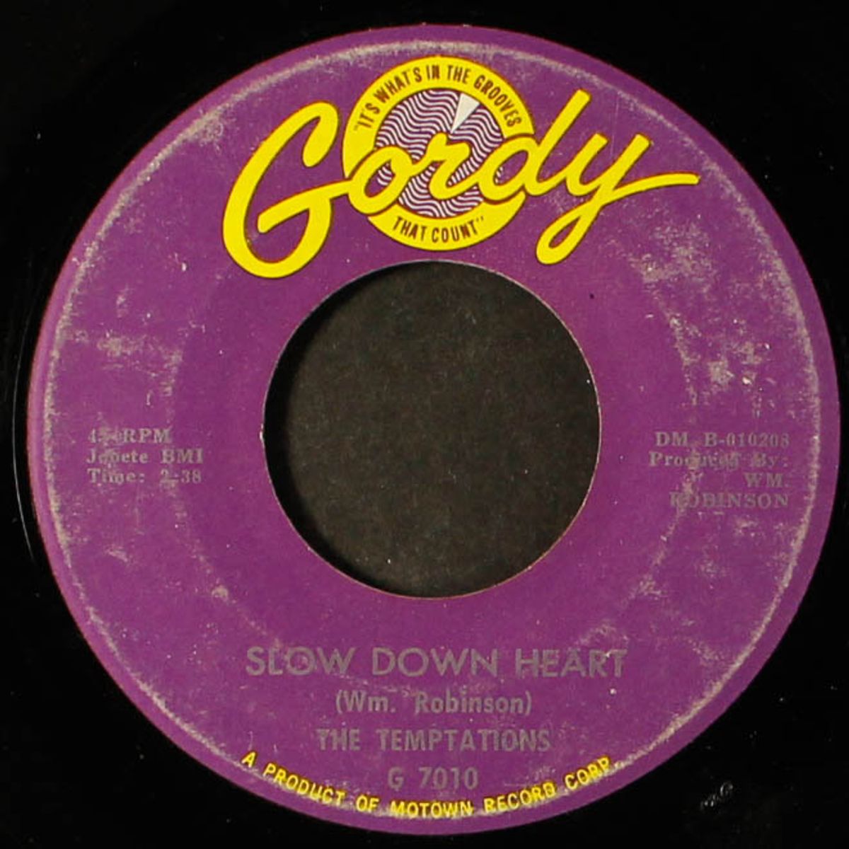 paradise / slow down heart by TEMPTATIONS