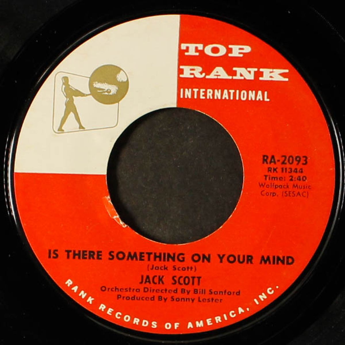 found a woman / is there something on your mind by JACK SCOTT