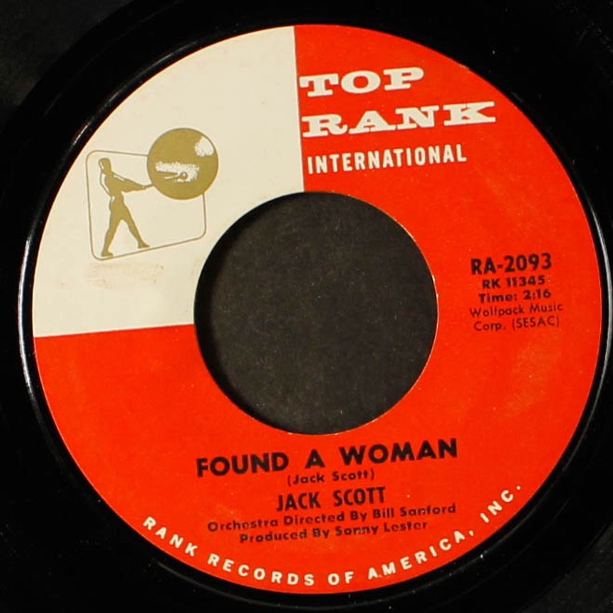 found a woman / is there something on your mind by JACK SCOTT