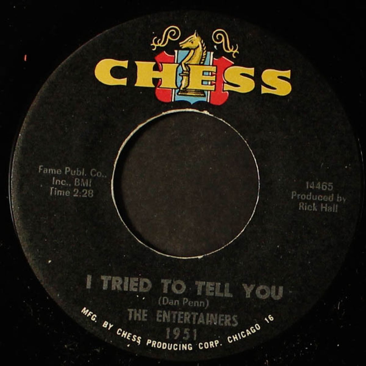 i tried to tell you / too much by ENTERTAINERS