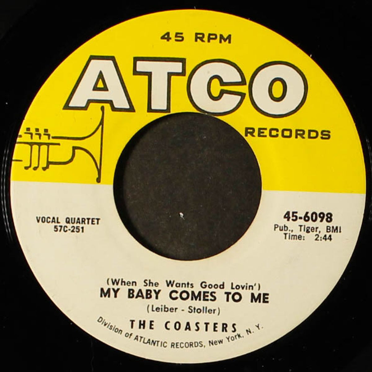 idol with the golden head / my baby comes to me by COASTERS