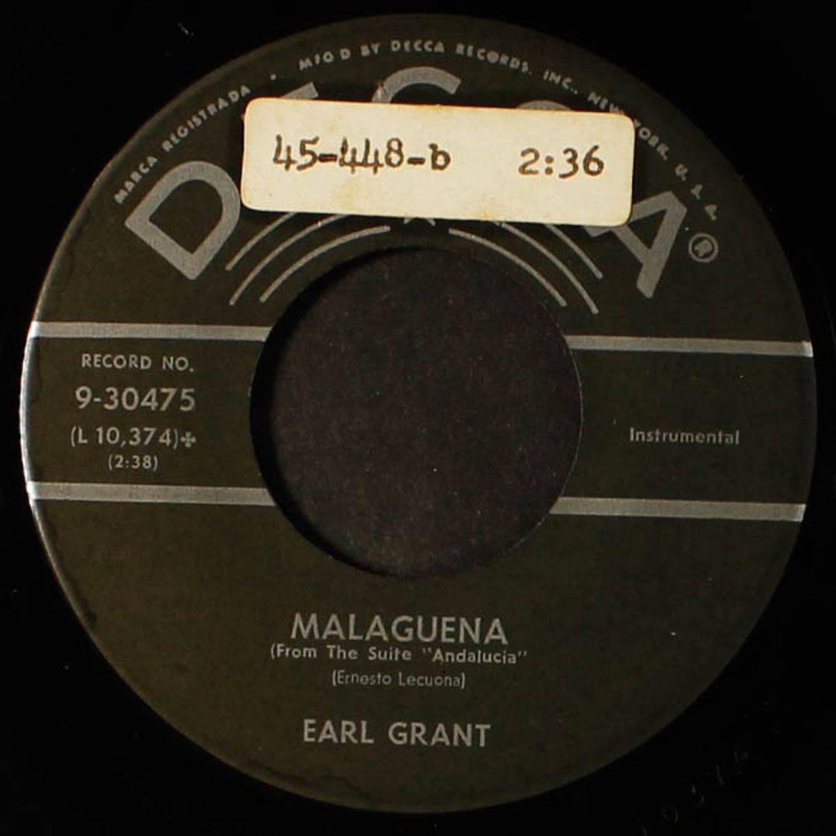 fever / malaguena by EARL GRANT