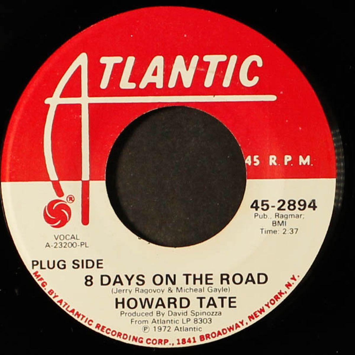 eight days on the road by HOWARD TATE