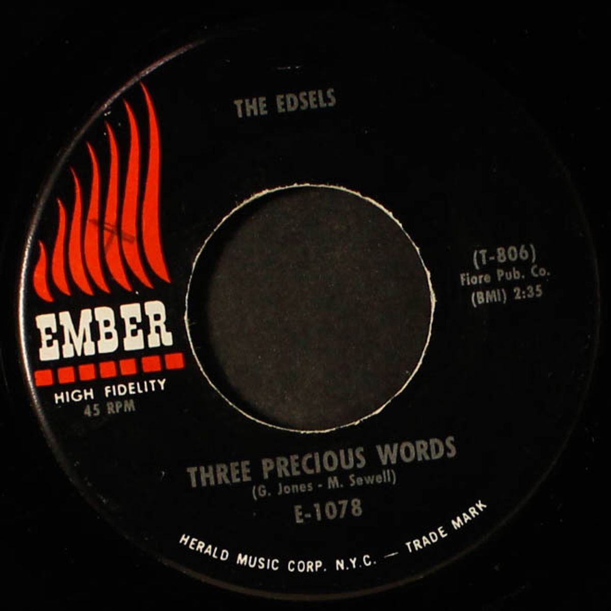 three precious words / let's go by EDSELS