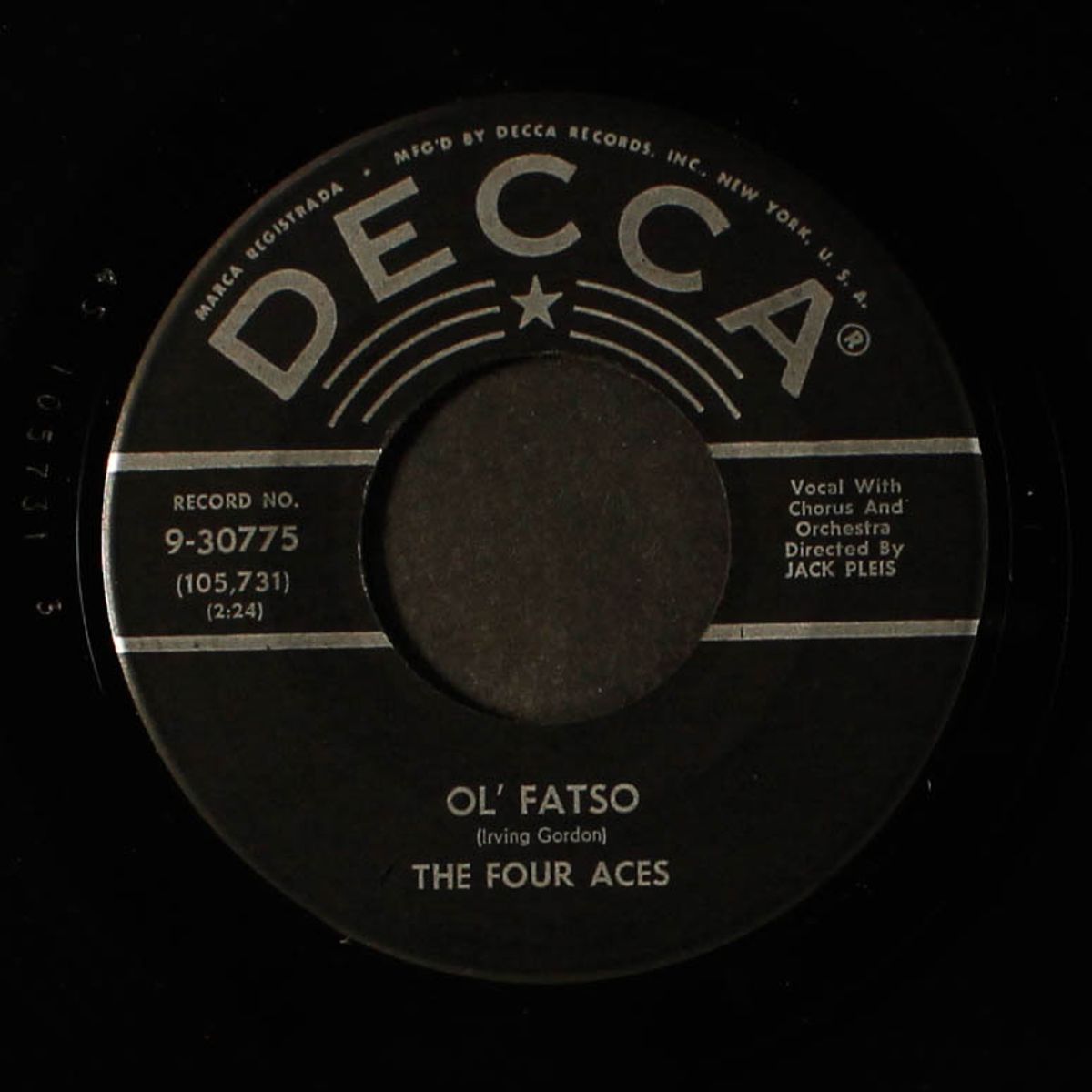 ol' fatso / the christmas tree by FOUR ACES
