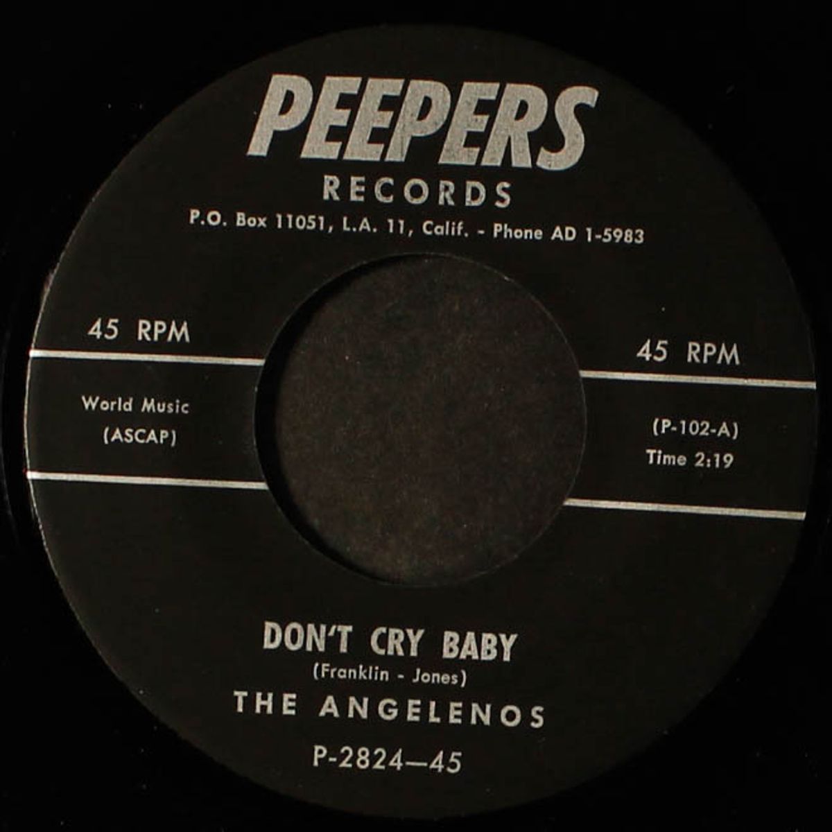 as long as i have you / don't cry baby by ANGELENOS