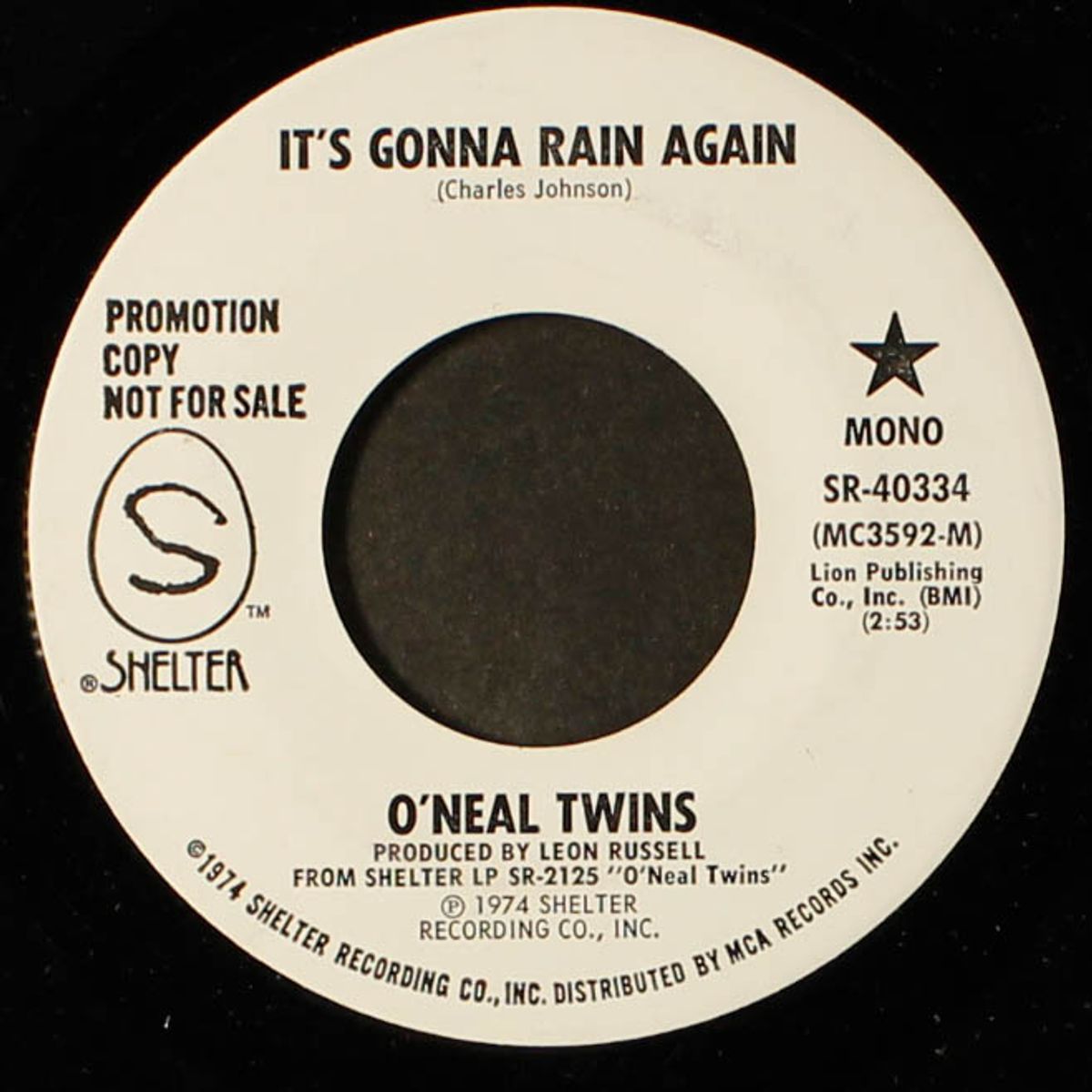 it's gonna rain again / mono by O'NEAL TWINS