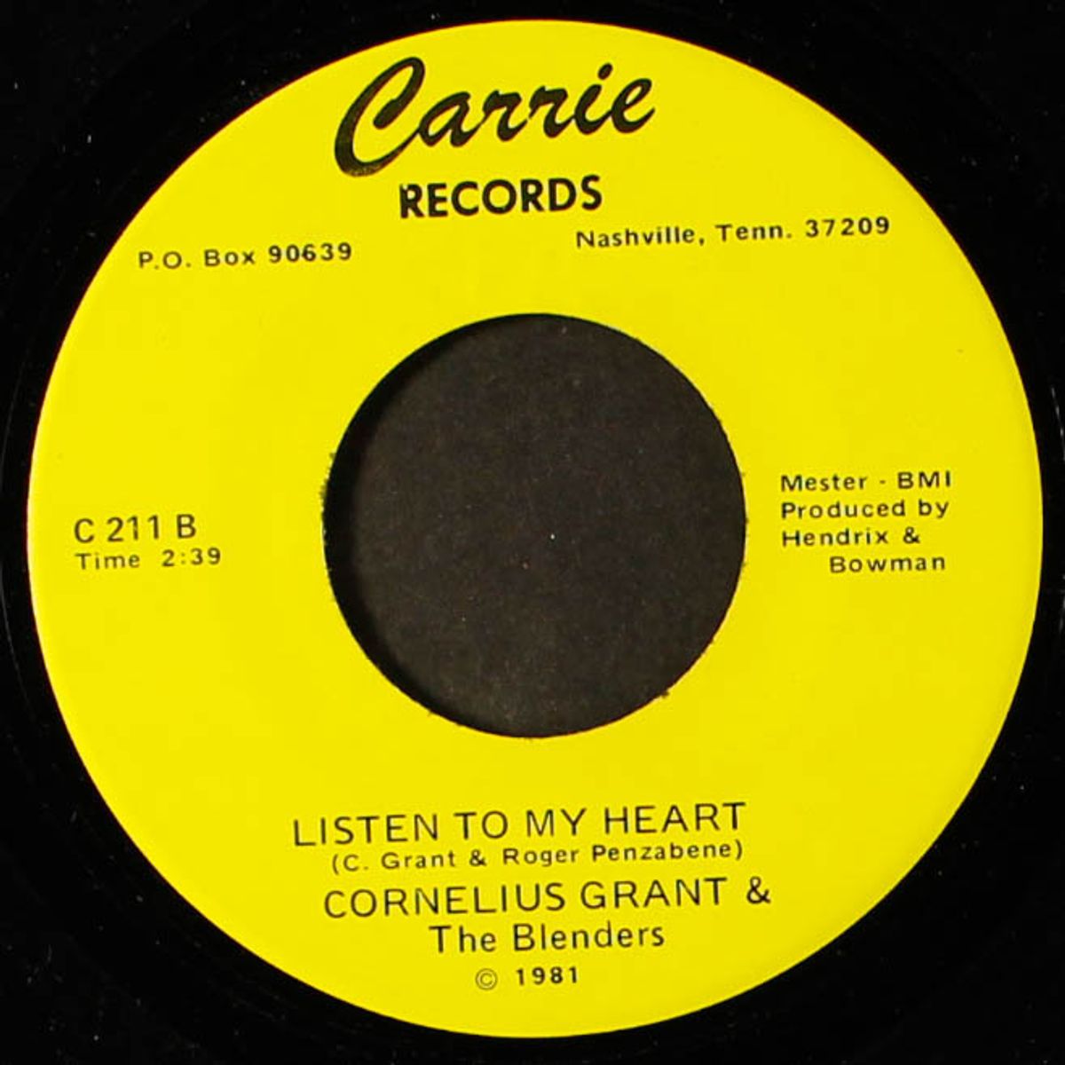 cindy / listen to my heart by CORNELIUS GRANT & BLENDERS