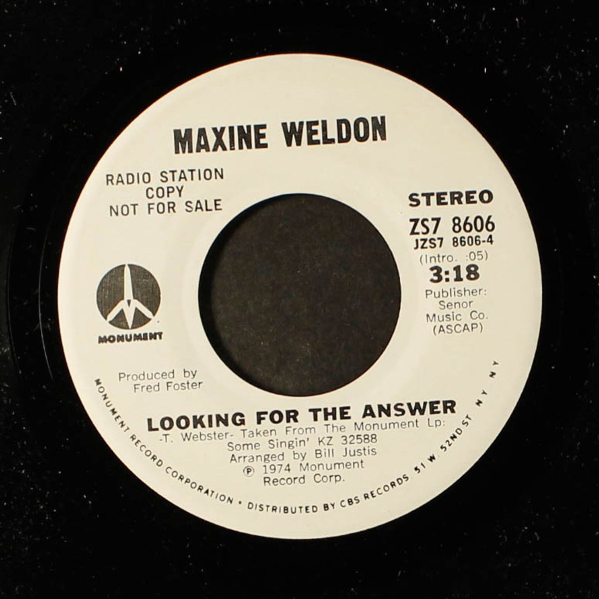 steamroller blues / looking for the answer by MAXINE WELDON