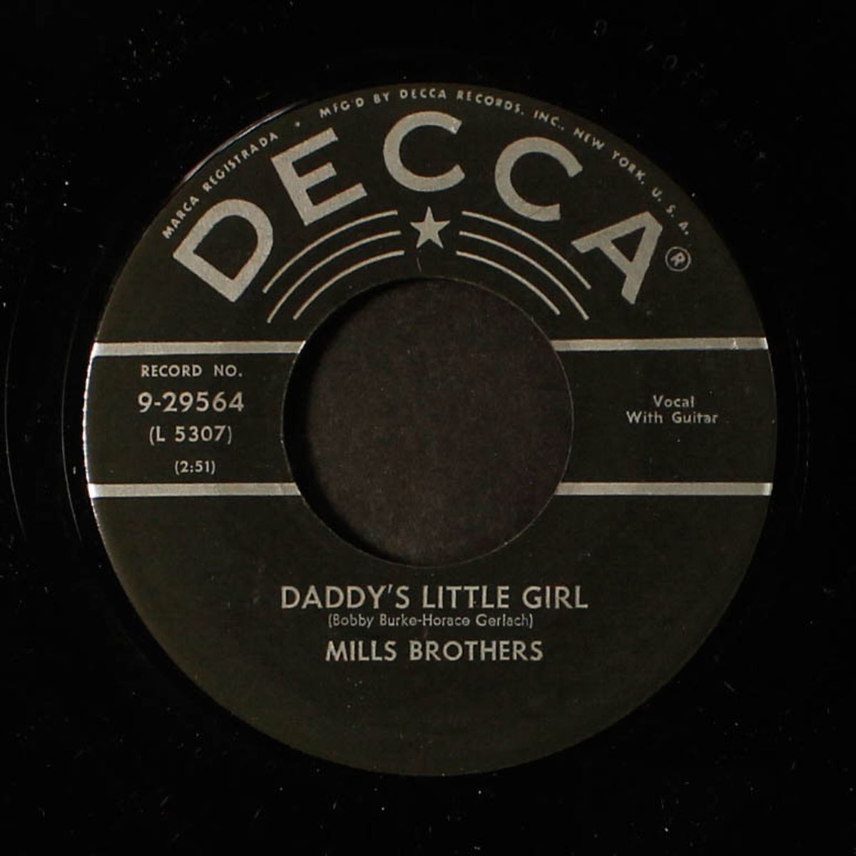 daddy's little girl / daddy's little boy by MILLS BROTHERS
