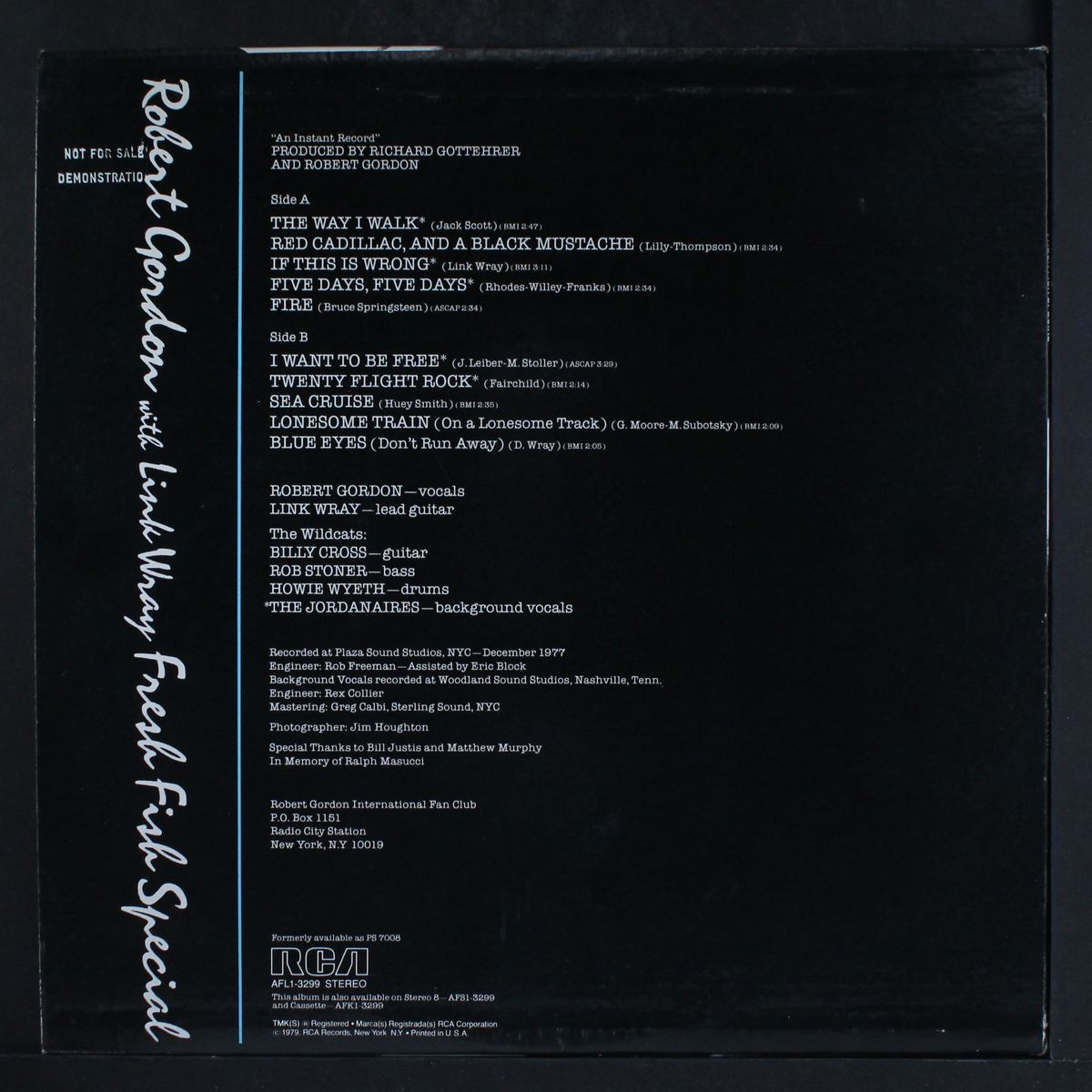 fresh fish special by ROBERT GORDON & LINK WRAY