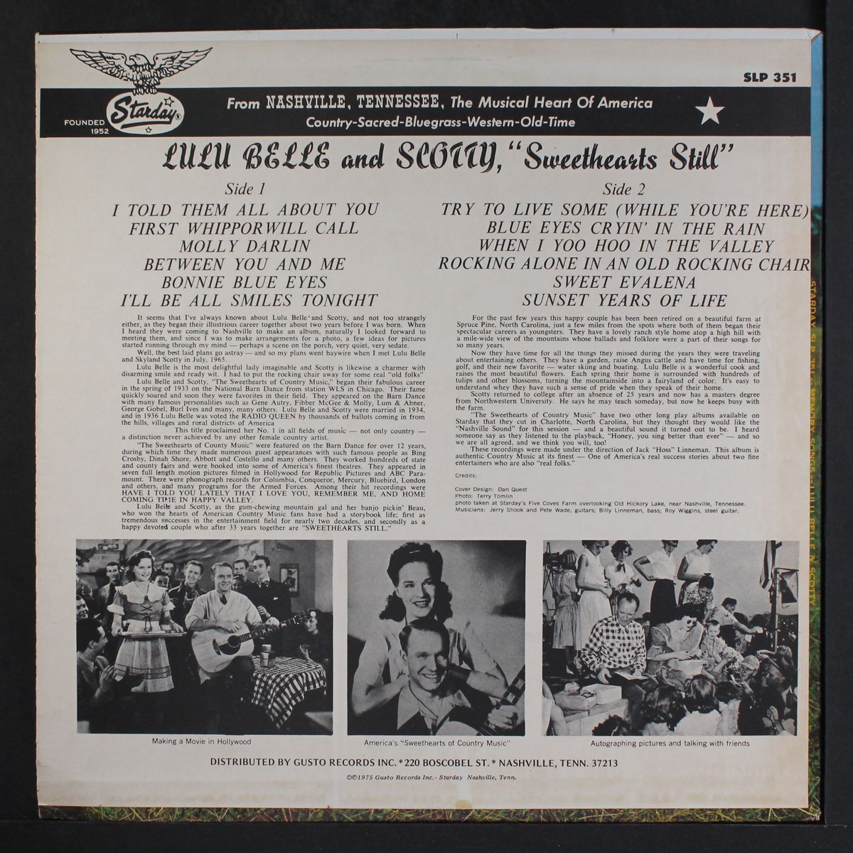 sweethearts still by LULU BELLE & SCOTTY
