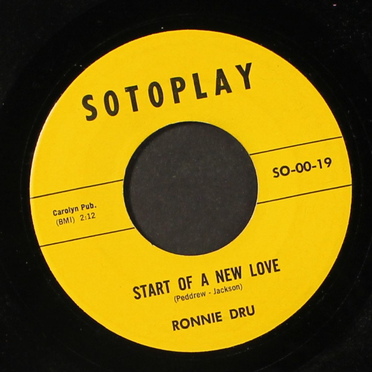 start of a new love / never ever to die by RONNIE DRU