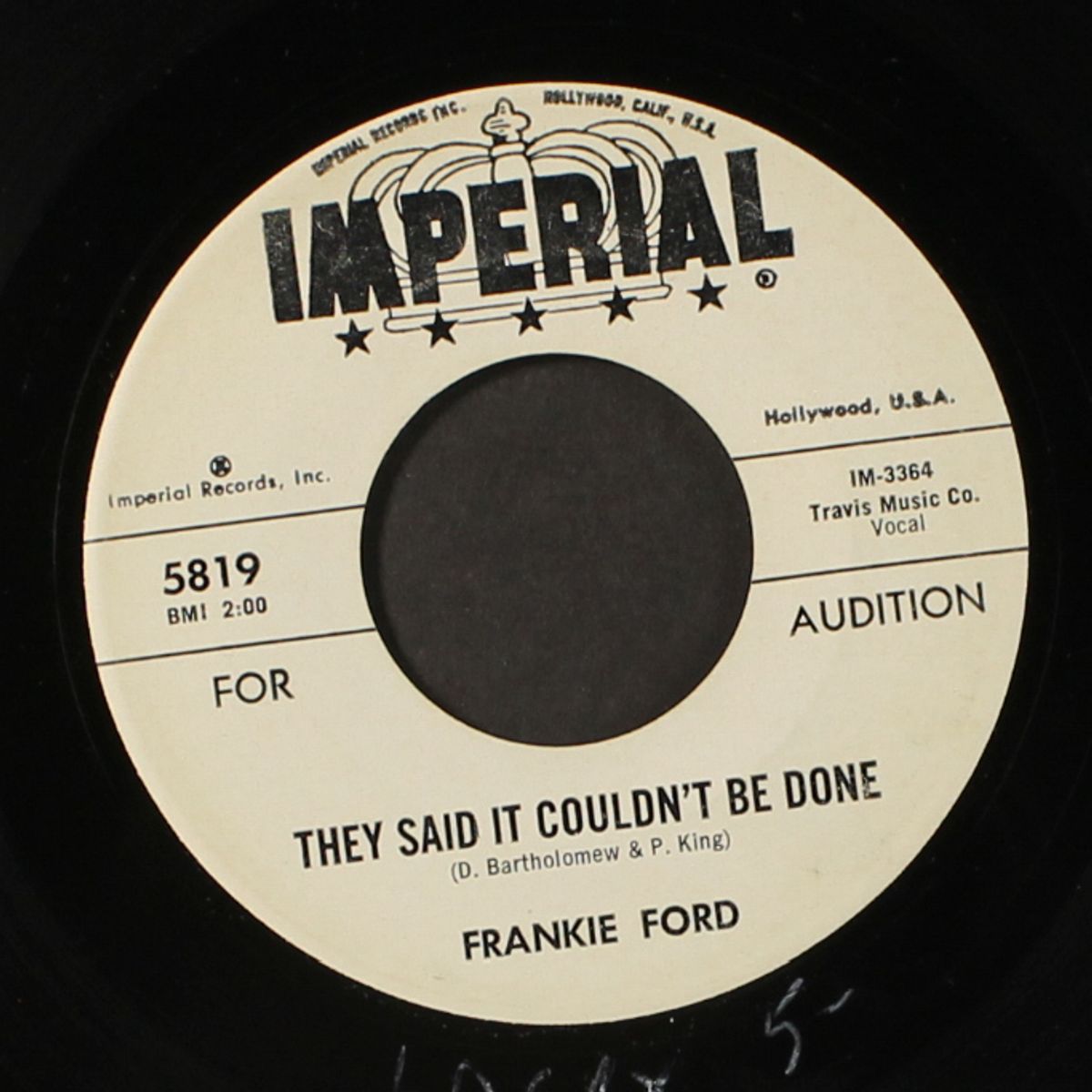 a man only does / they said it couldn't be done by FRANKIE FORD