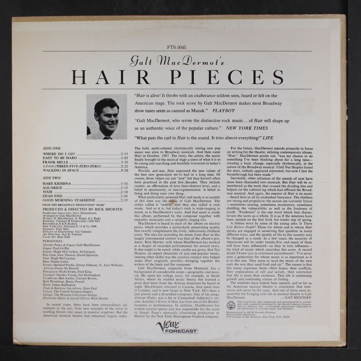 hair pieces by GALT MCDERMOT