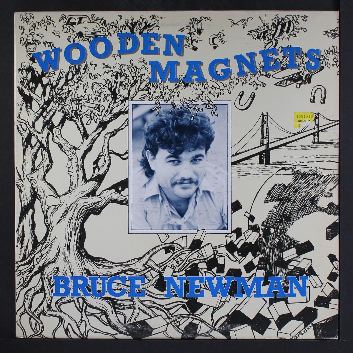 wooden magnets by BRUCE NEWMAN