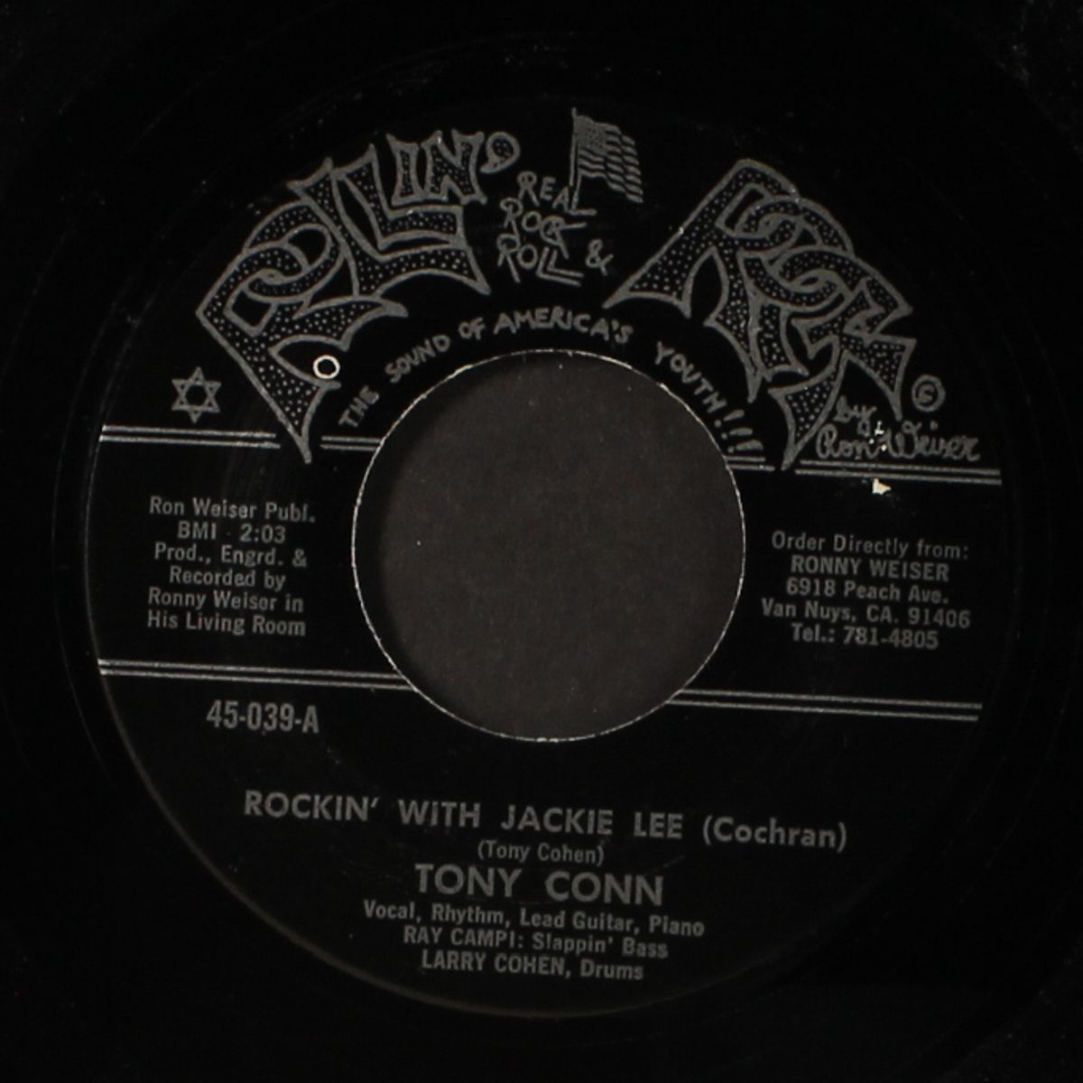 rockin' with jackie lee / birmingham mama by TONY CONN