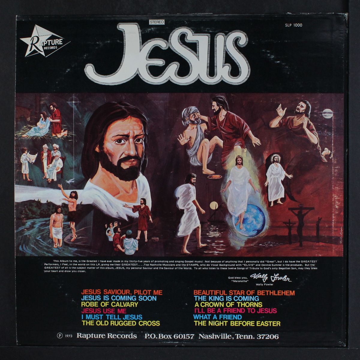 a tribute to jesus by WALLY FOWLER