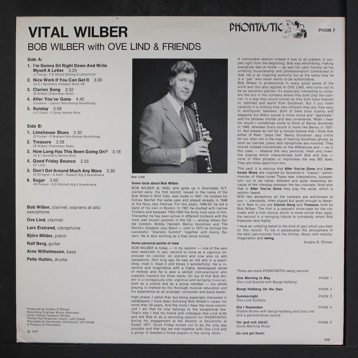 vital wilber by BOB WILBER