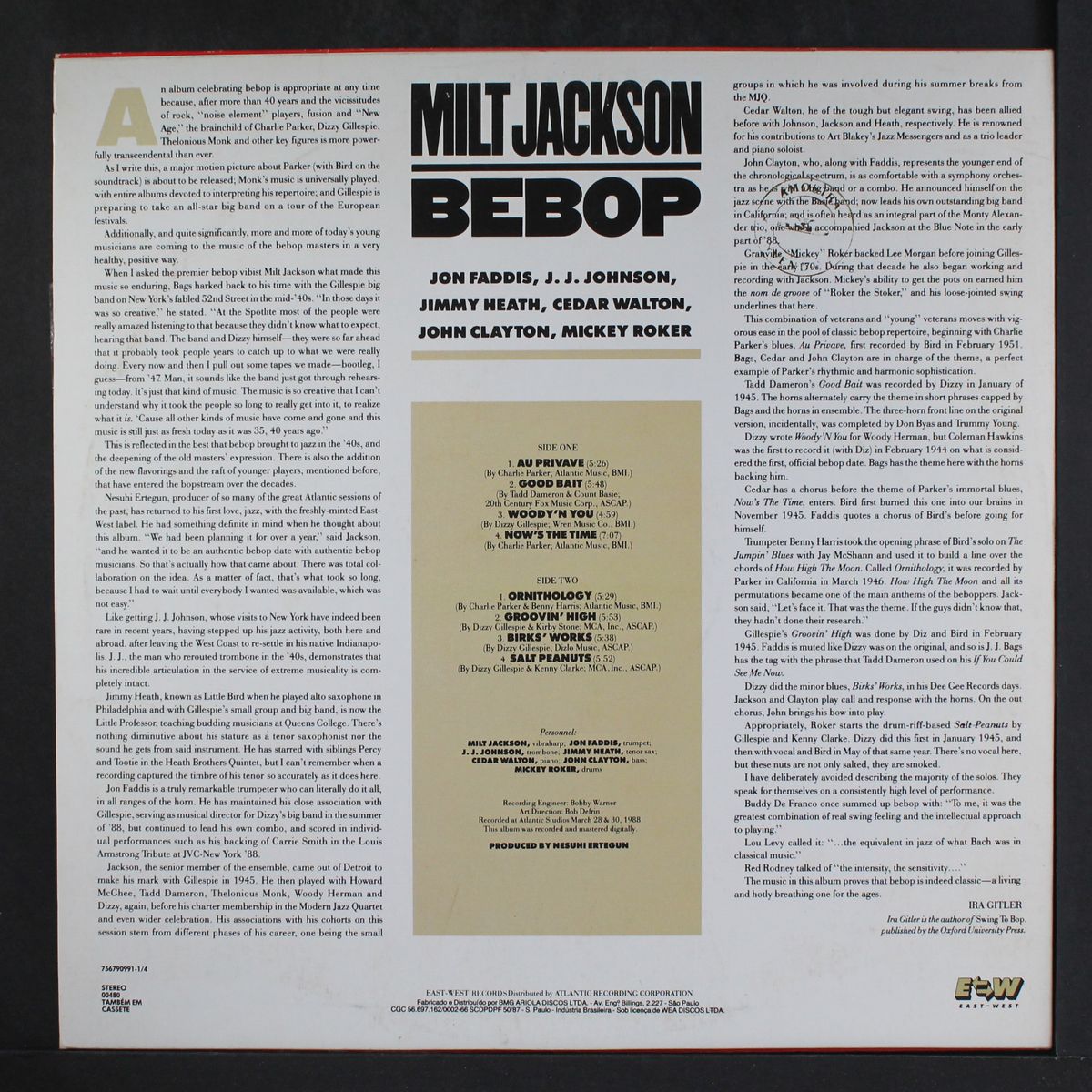 bebop by MILT JACKSON
