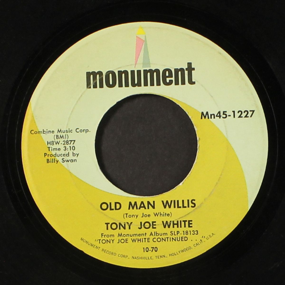 scratch my back / old man willis by TONY JOE WHITE