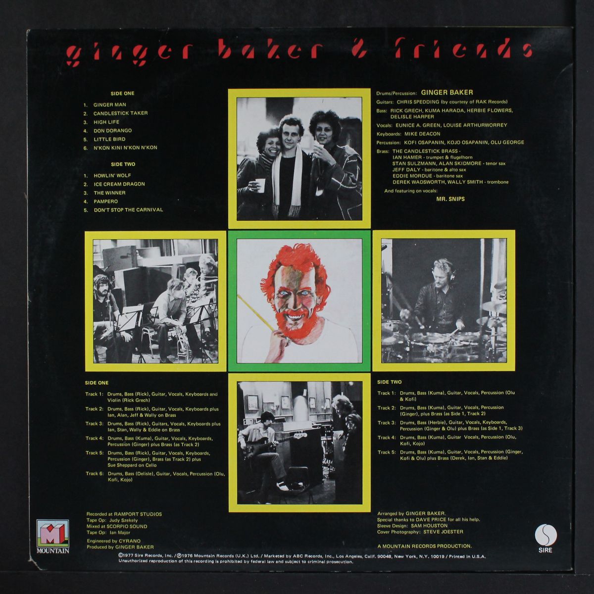 eleven sides of baker by GINGER BAKER