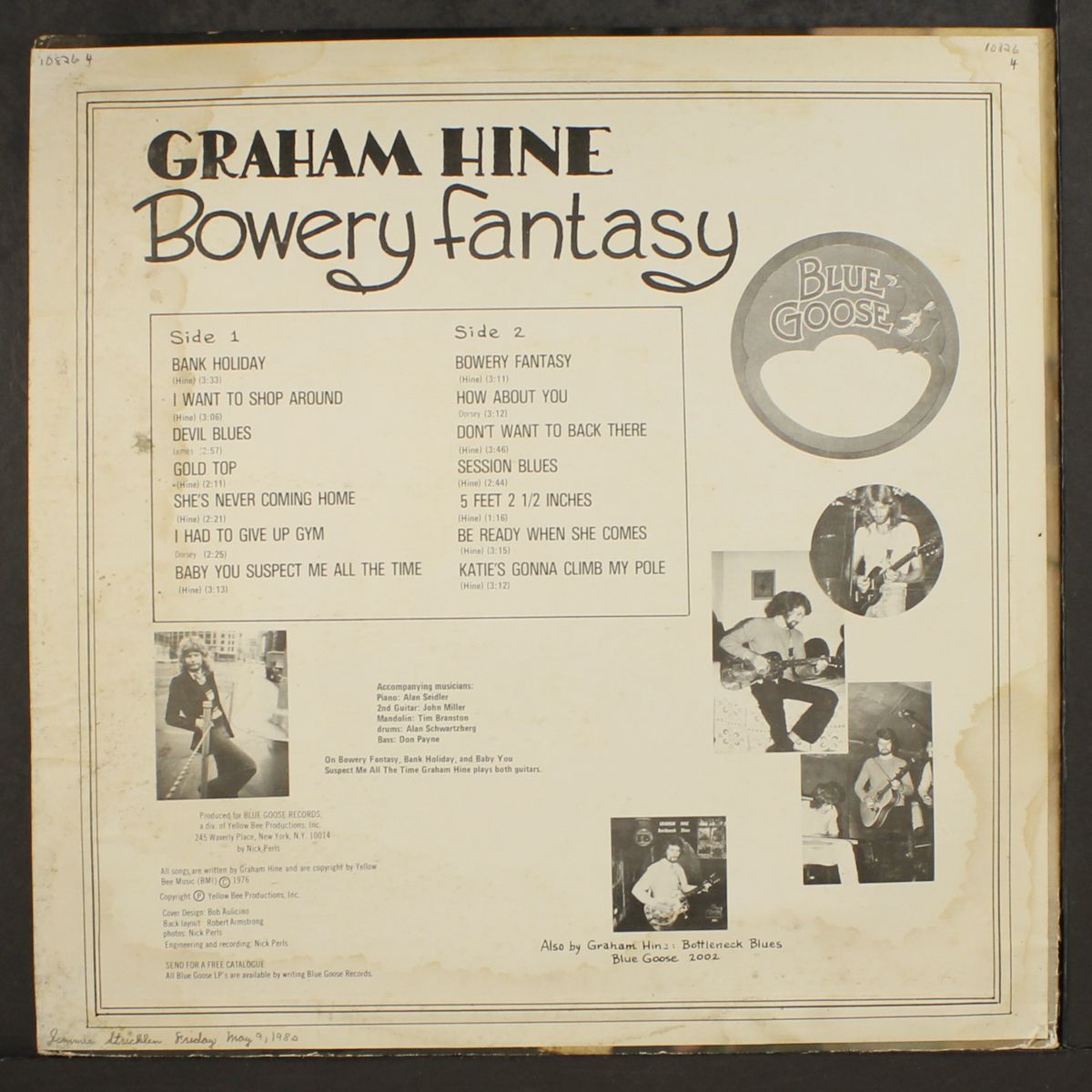 bowery fantasy by GRAHAM HINE