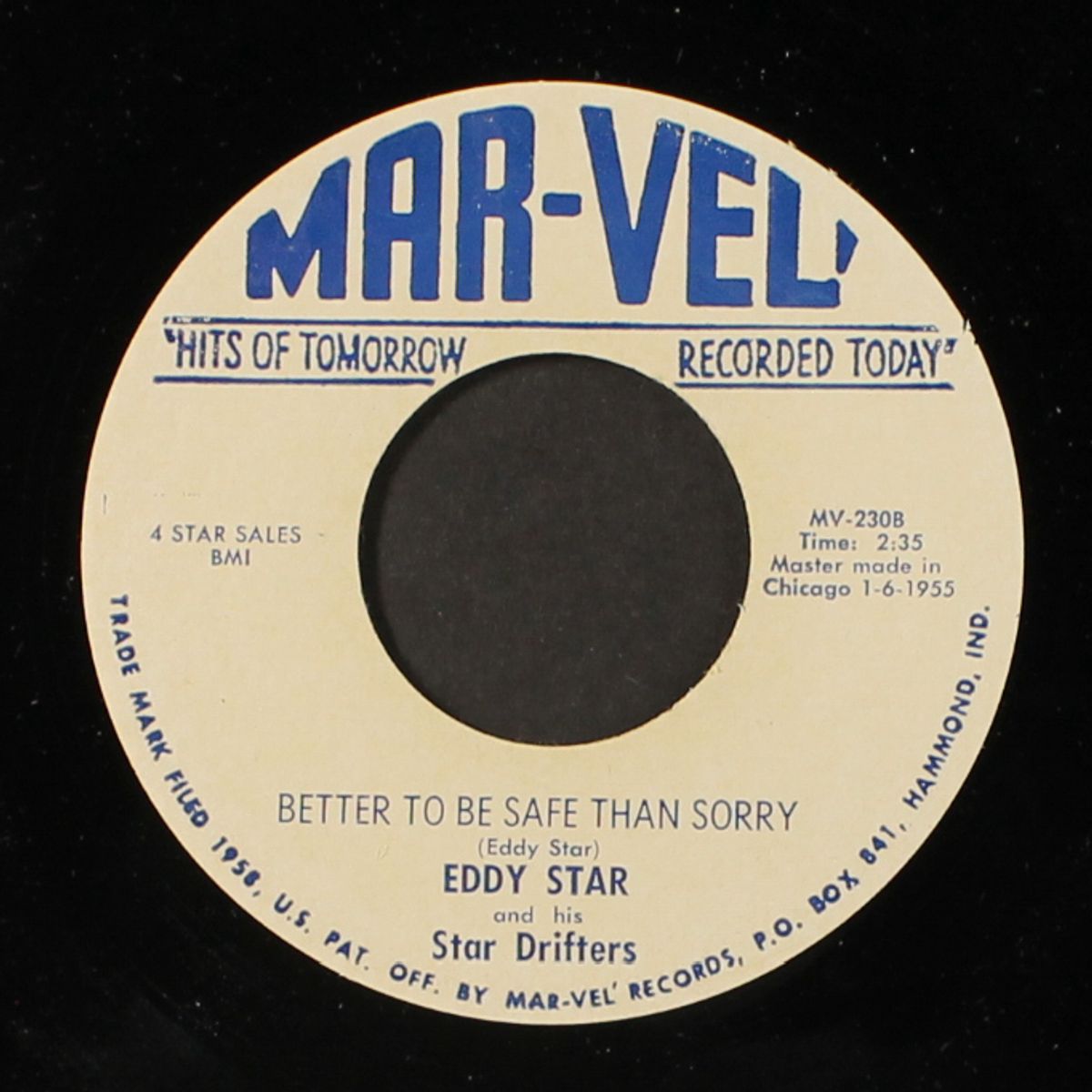 better to be safe than sorry / love me, love me by EDDY STAR